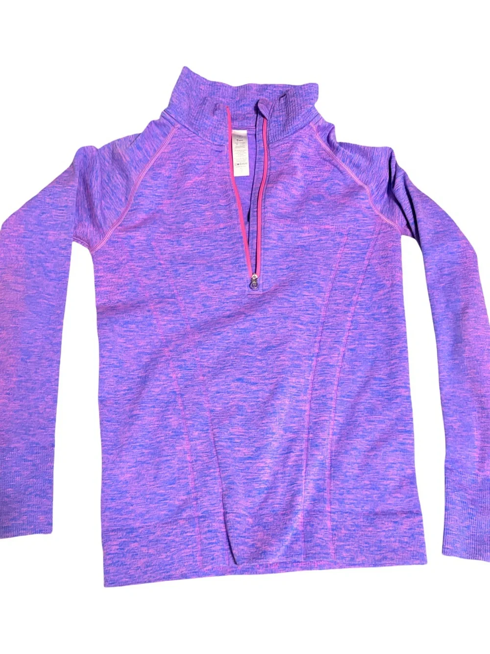lululemon athletica Kids Purple Heather Half-Zip Pullover
